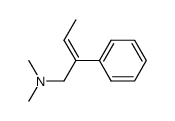 3-(N,N-dimethylamino)-1-methyl-2-phenylpropene结构式
