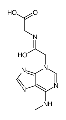 2-[[2-[6-(methylamino)purin-3-yl]acetyl]amino]acetic acid结构式