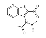 3-diacetamido-2-nitrothieno(2,3-b)pyridine Structure