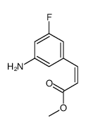 methyl 3-(3-amino-5-fluorophenyl)prop-2-enoate结构式