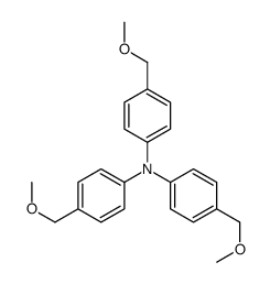 4-(methoxymethyl)-N,N-bis[4-(methoxymethyl)phenyl]aniline结构式