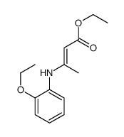 ethyl 3-(2-ethoxyanilino)but-2-enoate Structure