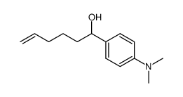 1-(4-dimethylamino-phenyl)-hex-5-en-1-ol Structure