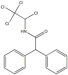 2,2-diphenyl-N-(1,2,2,2-tetrachloroethyl)acetaMide Structure