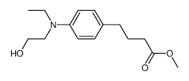 methyl 4-(4-(ethyl(2-hydroxyethyl)amino)phenyl)butanoate Structure