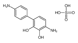 3-amino-6-(4-aminophenyl)benzene-1,2-diol,sulfuric acid结构式