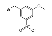 1-(溴甲基)-3-甲氧基-5-硝基苯结构式