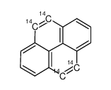 pyrene-4,5,9,10-14c Structure