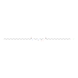 2-hydroxy-3-[(1-oxooctadecyl)oxy]propyldimethyl[3-[(1-oxoicosyl)amino]propyl]ammonium chloride结构式