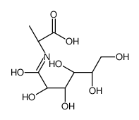 (2S)-2-[[(2R,3S,4R,5R)-2,3,4,5,6-pentahydroxyhexanoyl]amino]propanoic acid Structure