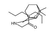 N,N-dipropyl-2-[(2,2,4-trimethyl-3-oxabicyclo[2.2.2]octan-5-yl)amino]acetamide结构式