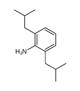 2,6-bis(2-methylpropyl)aniline Structure