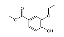 3-ethoxy-4-hydroxy-benzoic acid methyl ester Structure