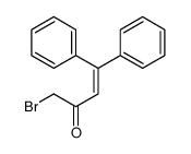 1-bromo-4,4-diphenylbut-3-en-2-one Structure