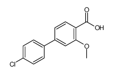 4-(4-chlorophenyl)-2-methoxybenzoic acid Structure