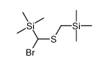 [bromo(trimethylsilyl)methyl]sulfanylmethyl-trimethylsilane Structure
