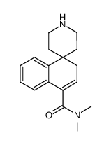 N,N-dimethyl-2H-spiro[naphthalene-1,4'-piperidine]-4-carboxamide结构式