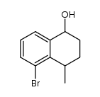 5-bromo-4-methyl-1,2,3,4-tetrahydro-[1]naphthol Structure
