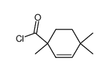 2-Cyclohexene-1-carbonyl chloride, 1,4,4-trimethyl- (6CI) picture