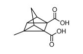 5-methylquadricyclane-2,3-dicarboxylic acid Structure