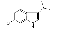 6-chloro-3-(1-methylethyl)-1H-indole结构式