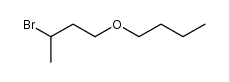 3-bromo-1-butoxy-butane Structure