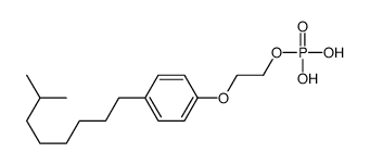 2-[2(or4)-isononylphenoxy]ethyl dihydrogen phosphate结构式