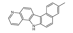9-methyl-13H-benzo[g]pyrido[3,2-a]carbazole结构式