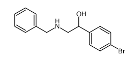 2-(benzylamino)-1-(4-bromophenyl)ethan-1-ol Structure