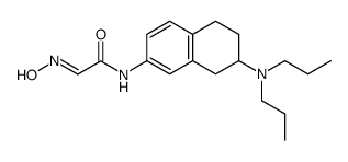 N-(7-(dipropylamino)-5,6,7,8-tetrahydro-2-naphthalenyl)-2-(hydroxyimino)acetamide Structure