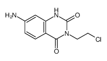 7-amino-3-(2-chloroethyl)-2,4(1H,3H)-quinazolinedione结构式