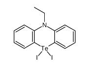 5,5-diiodo-10-ethylphenotellurazine结构式