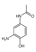 N-(3-amino-4-hydroxyphenyl)acetamide Structure