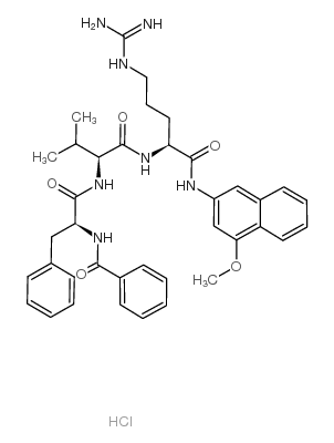 BZ-PHE-VAL-ARG-4M-BETA-NA HCL Structure