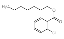 Benzoic acid,2-chloro-, heptyl ester Structure