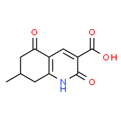 7-甲基-2,5-二氧-1,2,5,6,7,8-六氢喹啉-3-羧酸结构式