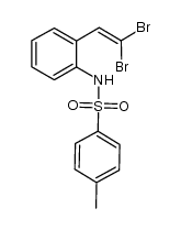 N-[2-(2,2-dibromovinyl)phenyl]-4-methylbenzenesulfonamide Structure