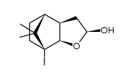 (2S,3aR,4R,7R,7aR)-octahydro-7,8,8-trimethyl--4,7-methanobenzofuran-2-ol结构式