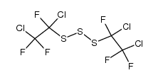 bis(1,2-dichloro-1,2,2-trifluoroethyl)trisulfane Structure