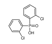Bis(2-chlorophenyl)phosphinic acid Structure