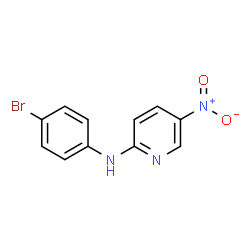 (4-bromo-phenyl)-(5-nitro-[2]pyridyl)-amine Structure