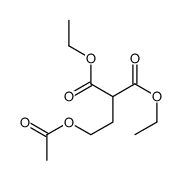 diethyl 2-(2-acetyloxyethyl)propanedioate Structure