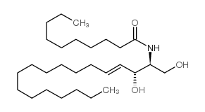 N-癸酰-D-鞘胺醇结构式