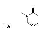 1-methyl-2-pyridone hydrobromide结构式