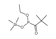 O-ethyl O-trimethylsilyl pivaloylphosphonite结构式