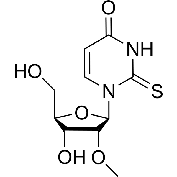 2’-O-Methyl-2-thiouridine结构式