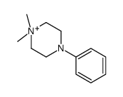 1,1-dimethyl-4-phenylpiperazin-1-ium结构式