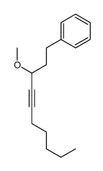 3-methoxydec-4-ynylbenzene Structure