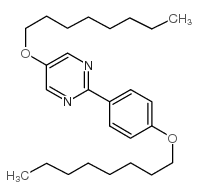 2[4(-n-octyloxy)-phenyl)-5-n-octyloxy-pyrimidine structure