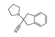 2-(Pyrrolidin-1-yl)-2,3-dihydro-1H-indene-2-carbonitrile Structure